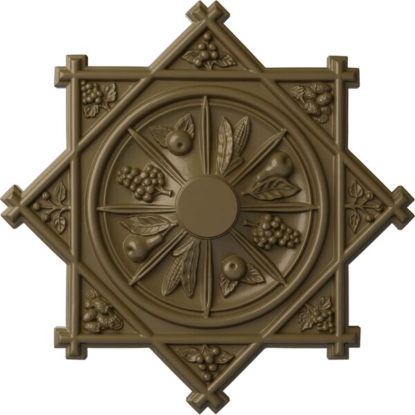 Ekena Millwork Antilles Ceiling Medallion (Fits Canopies up to 6"), 38 1/4"OD x 1 1/2"P, Mississippi Mud CM38ANMMF - main